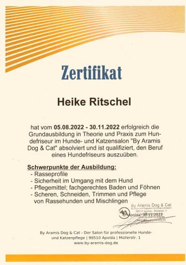 2022-11-30=Zertifikat Hundefriseur Apolda 